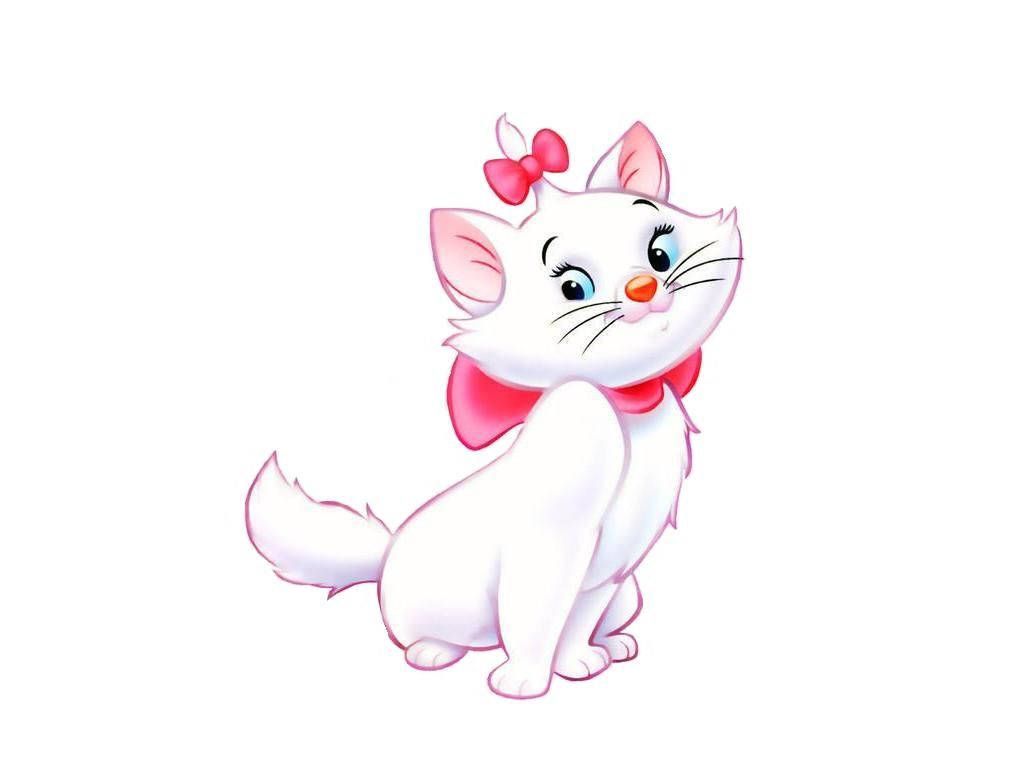 1024x768 Download Marie Cat Graphic Art Wallpaper