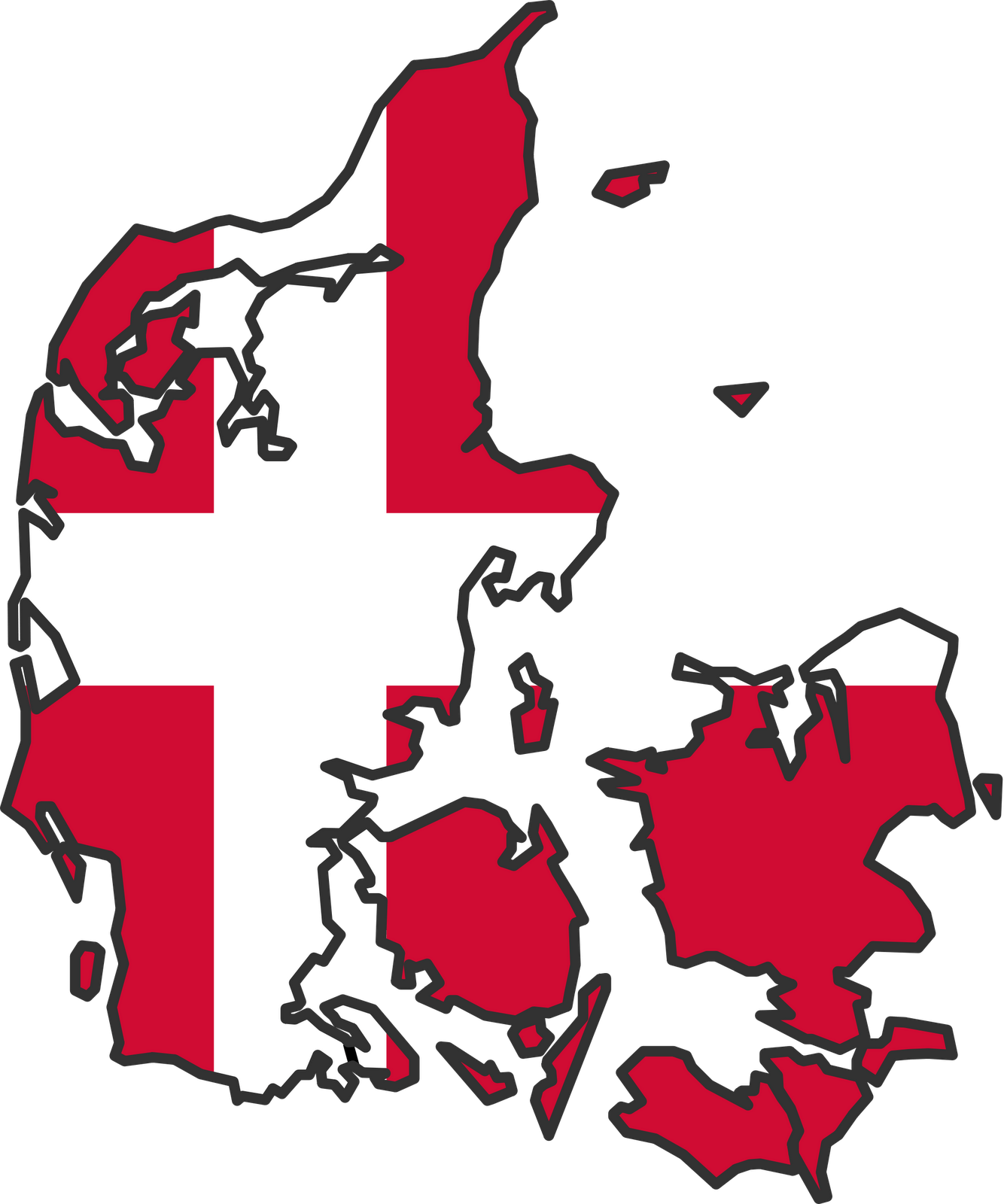 1334x1600 DFBC42. Denmark Flag Background Clipart Pack