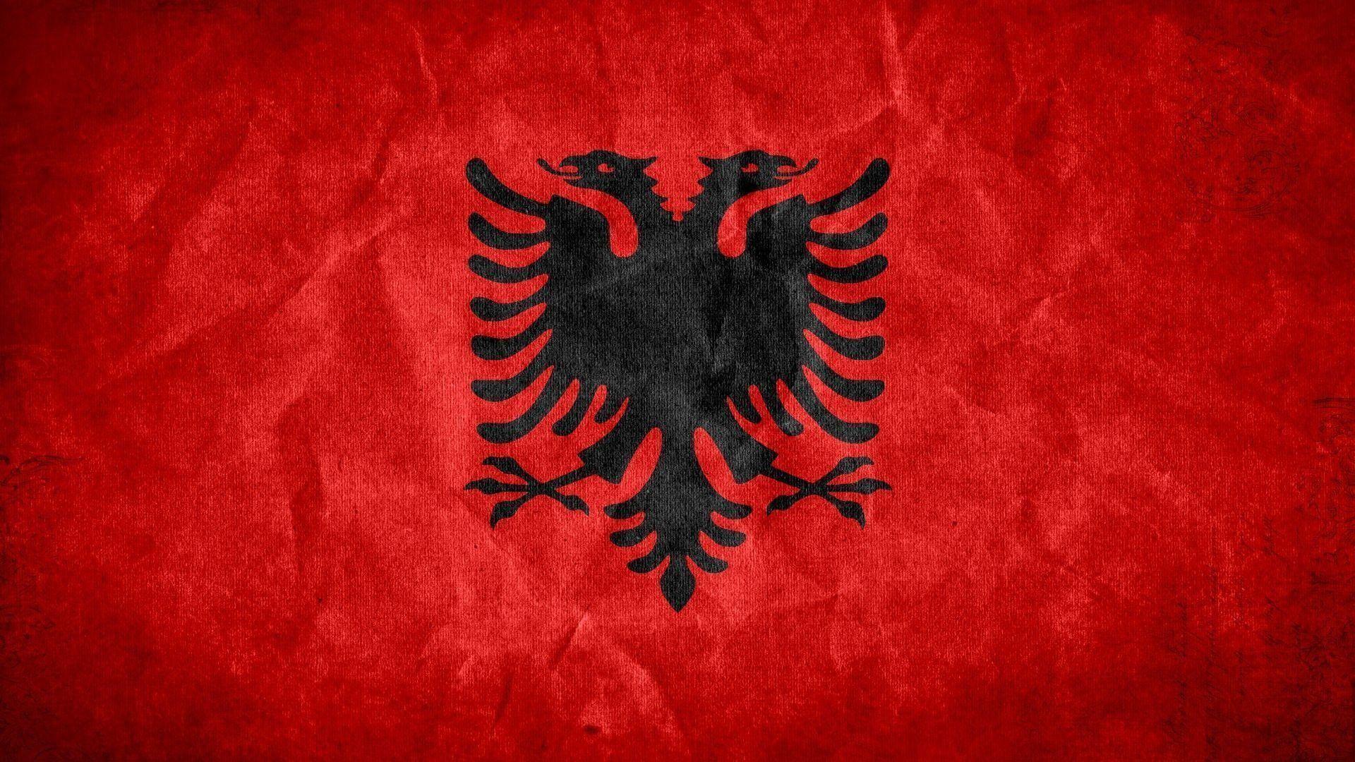 1920x1080 Albanian Flag Wallpaper