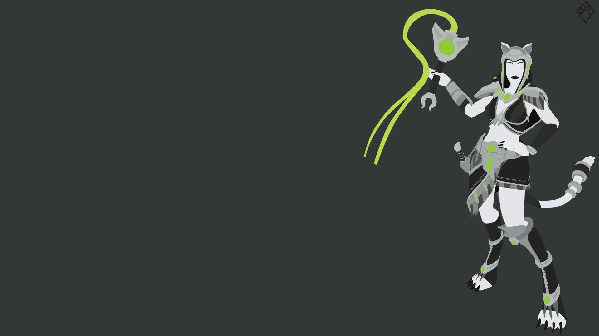 1920x1080 Smite. Bastet Minimalist Wallpaper, Jay R