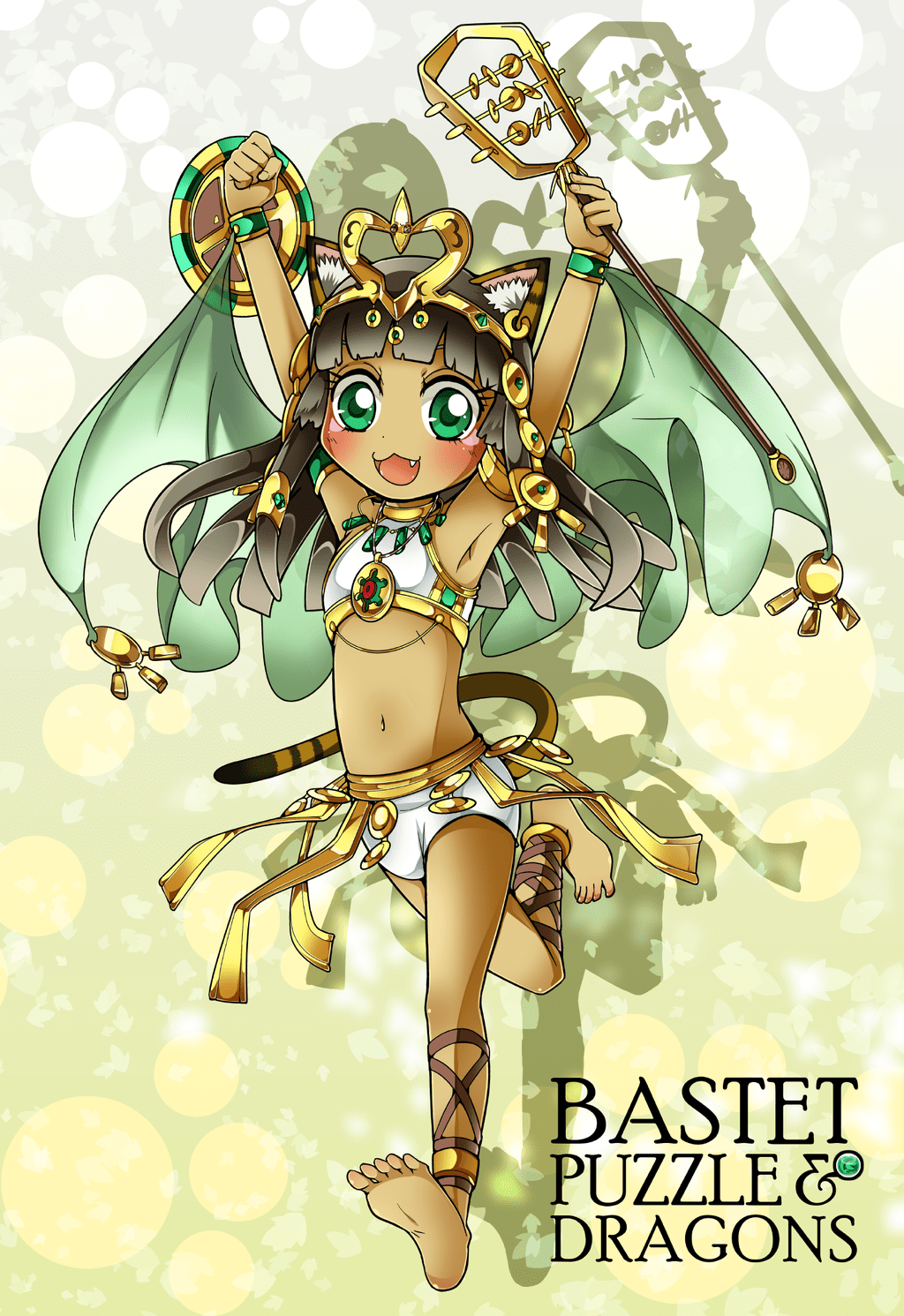 1024x1491 Bastet (Puzzle and Dragons)