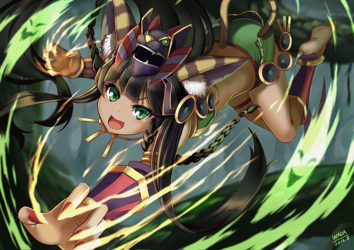 1200x848 animal ears barefoot bastet (p&d) black hair braids catgirl dark