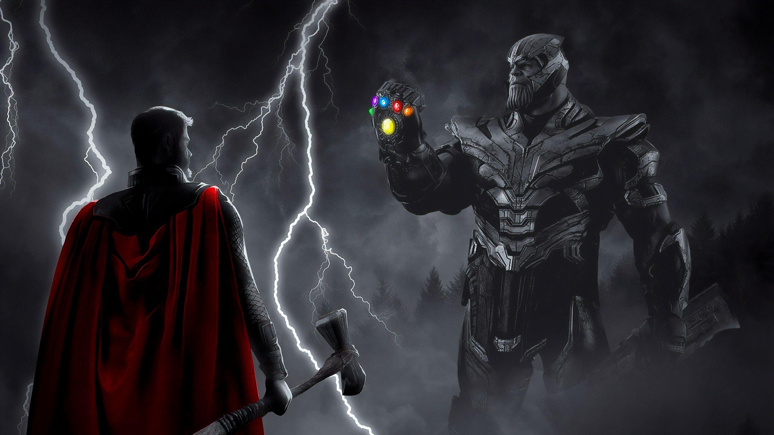 Thor vs Thanos Wallpapers - Top Free Thor vs Thanos Backgrounds -  WallpaperAccess