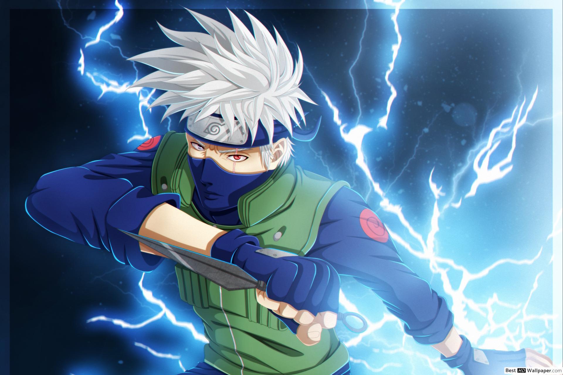 1920x1280 Naruto Shippuden Hatake Lightning Jutsu HD wallpaper
