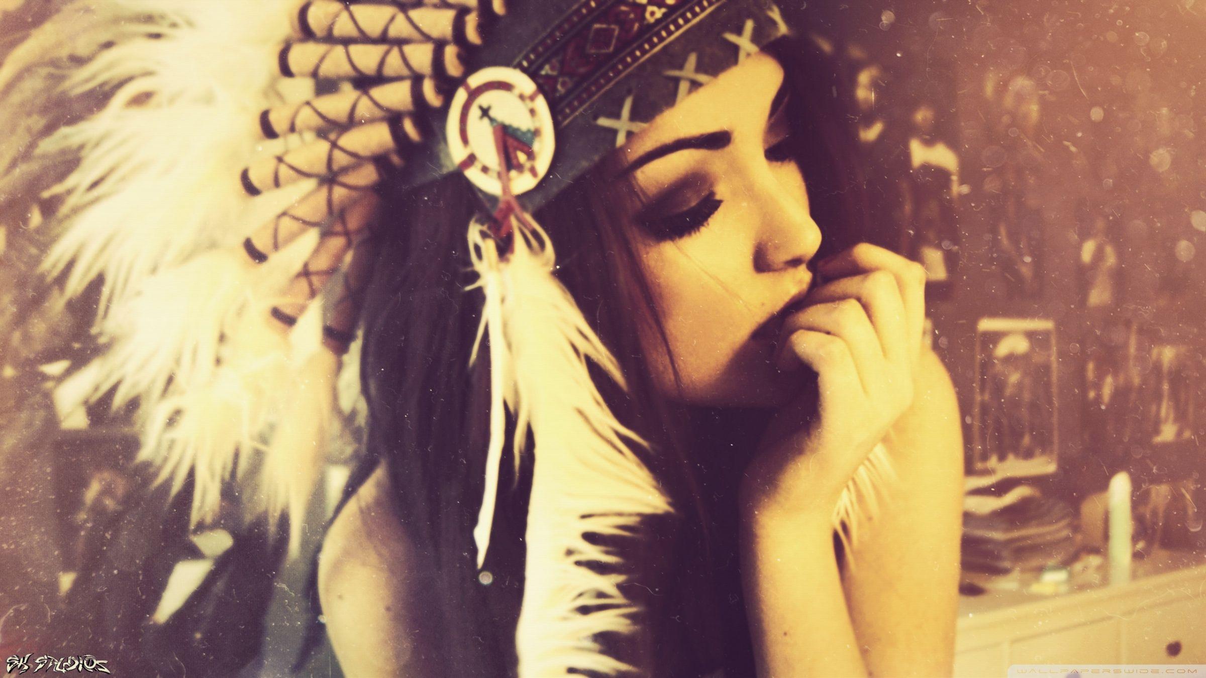 2400x1350 American Indian Wallpaper
