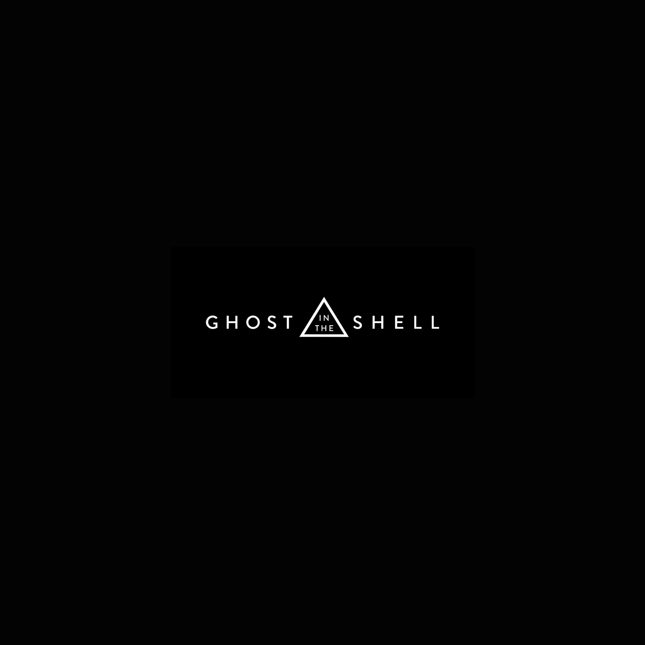 2732x2732 Ghost In The Shell Dark Logo Film Illustration Art Wallpaper