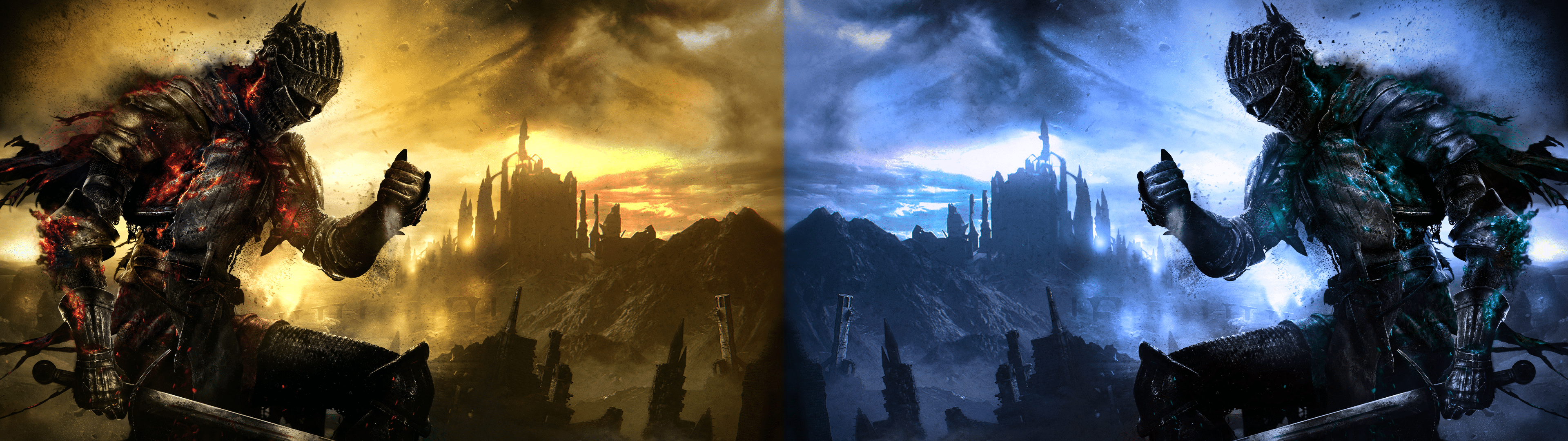 Dark Souls Dual Screen Wallpapers - Top Free Dark Souls Dual Screen  Backgrounds - WallpaperAccess