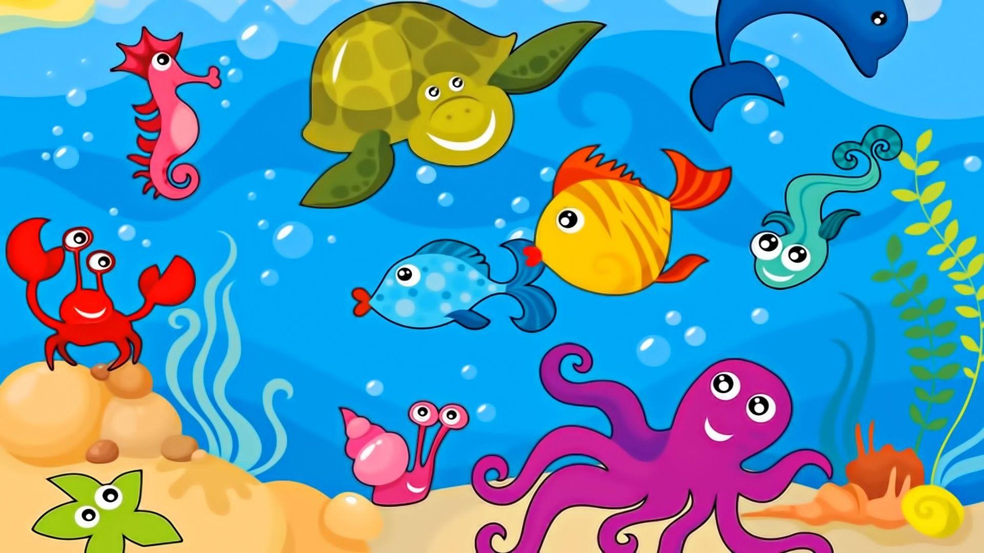 Cartoon Sea Wallpapers - Top Free Cartoon Sea Backgrounds - WallpaperAccess