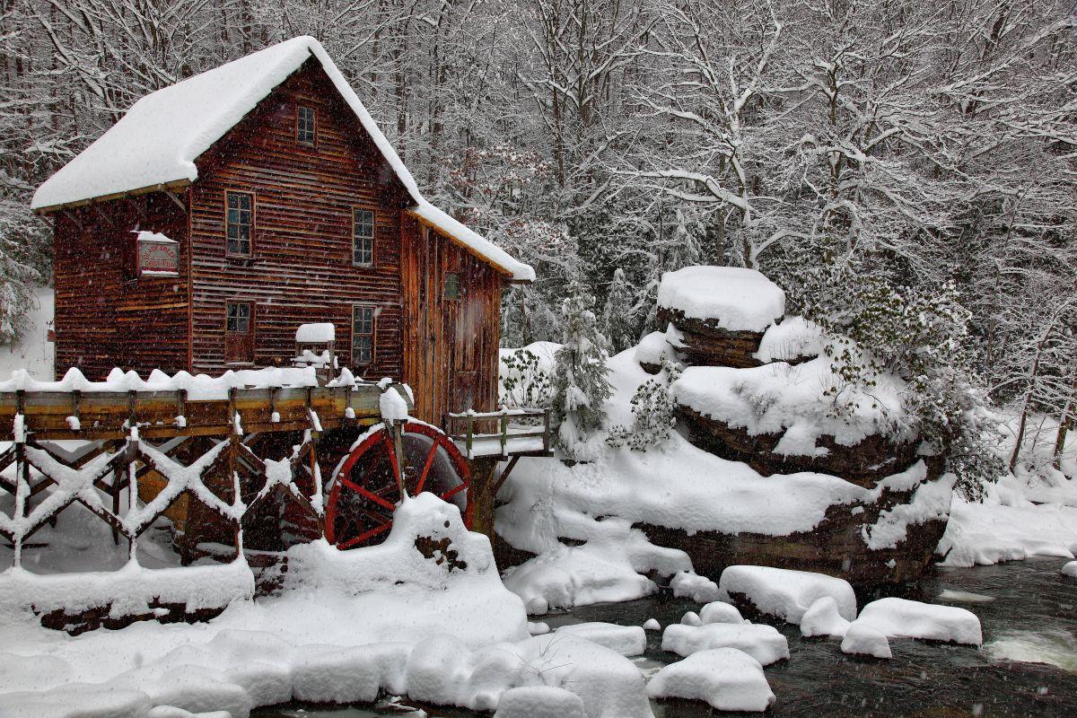 1200x800 Winter Country Scenes Wallpaper