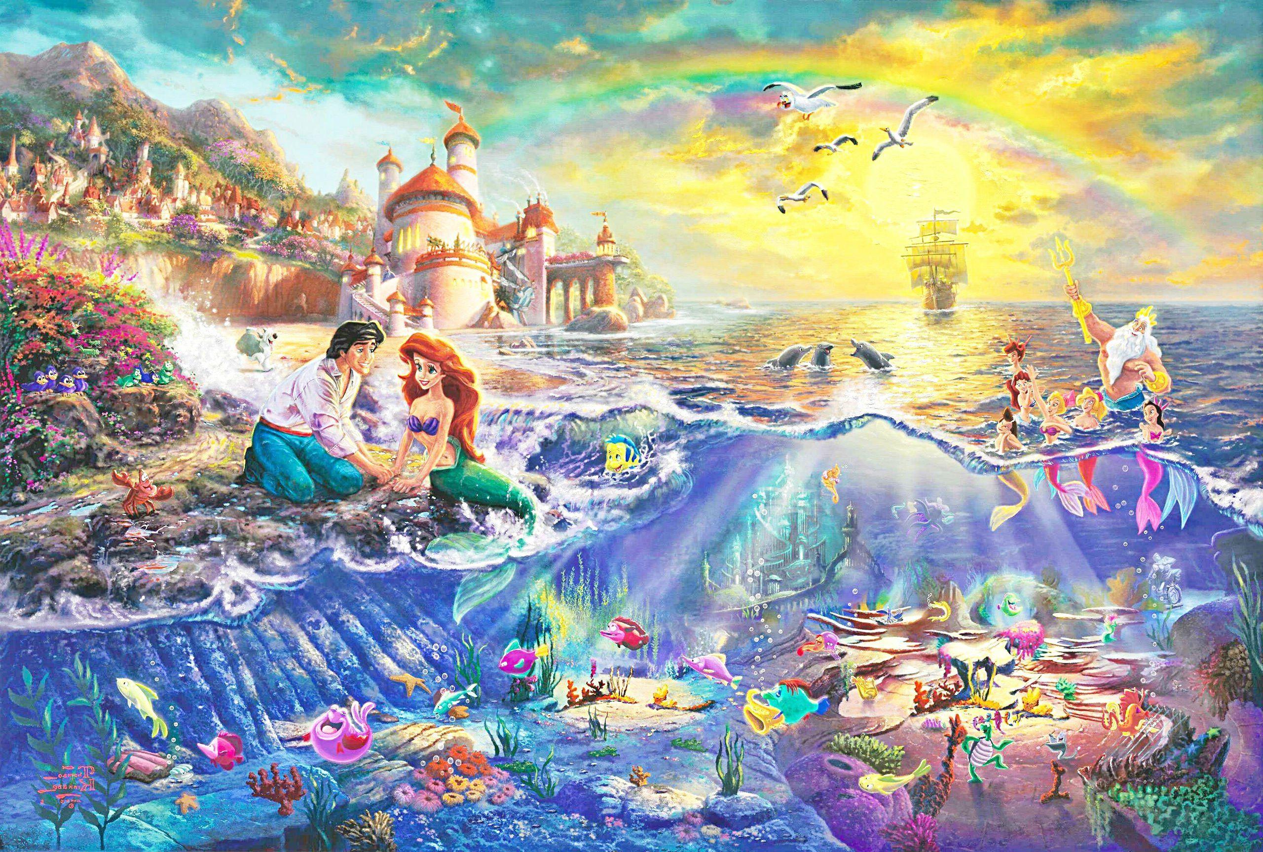2560x1727 LITTLE MERMAID disney fantasy animation cartoon adventure family