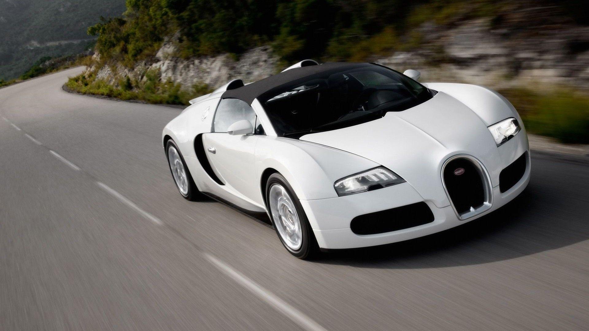 1920x1080 White Bugatti Veyron