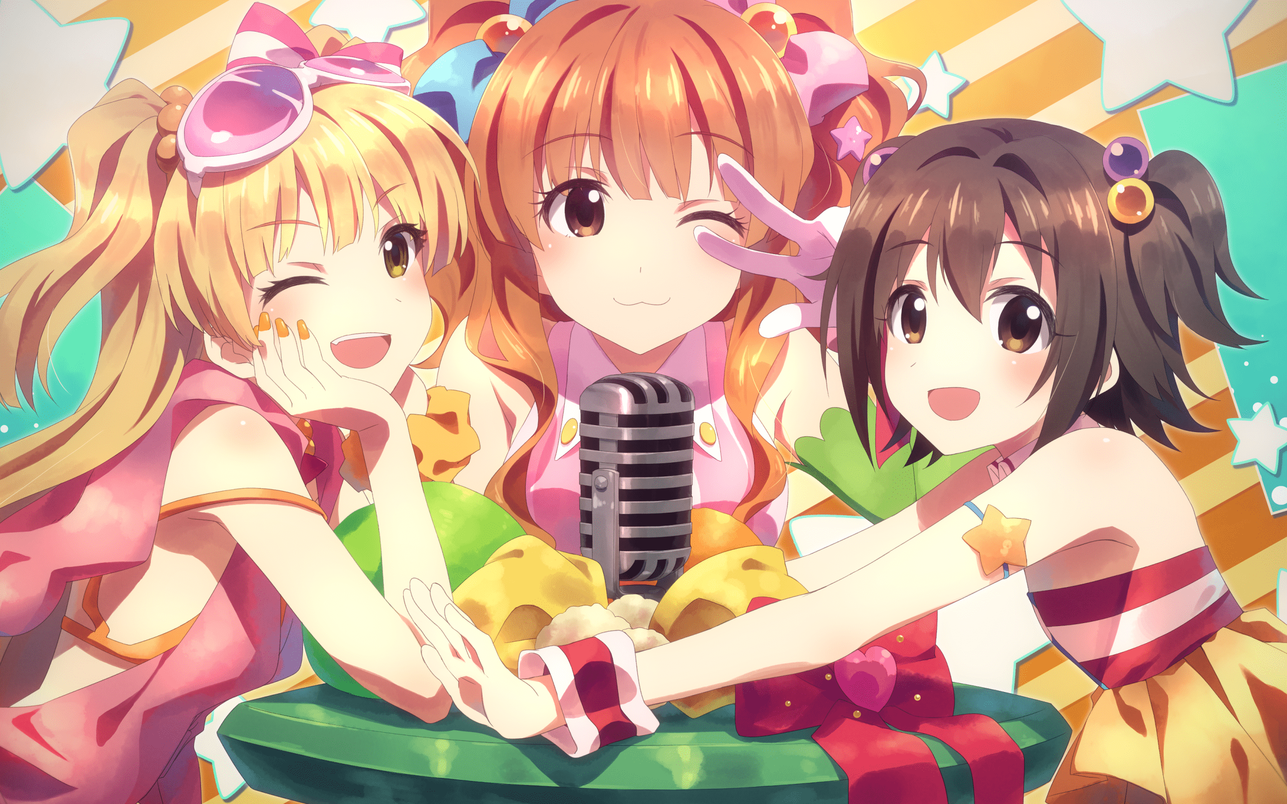 2560x1600 Download 2560x1600 Idolmaster, Anime Group Girls, Moe Wallpaper