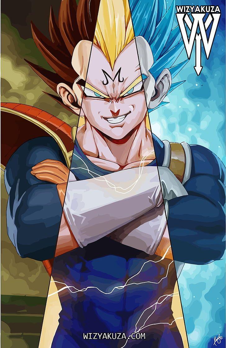 728x1122 Dragon ball z vegeta super saiyan 1080P, 2K, 4K, 5K HD wallpaper free download