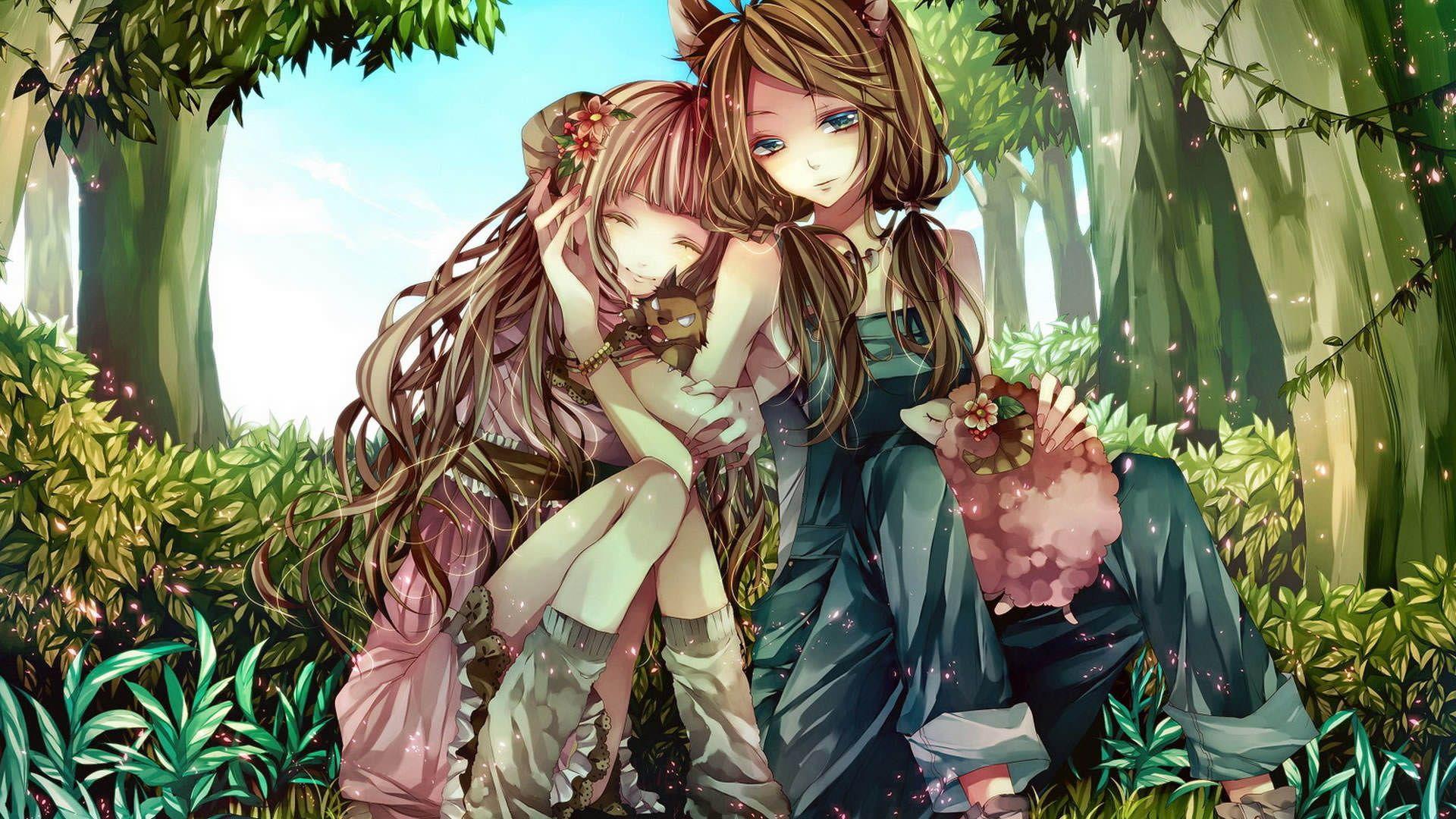 1920x1080 Best Friend Anime Wallpaper. Anime