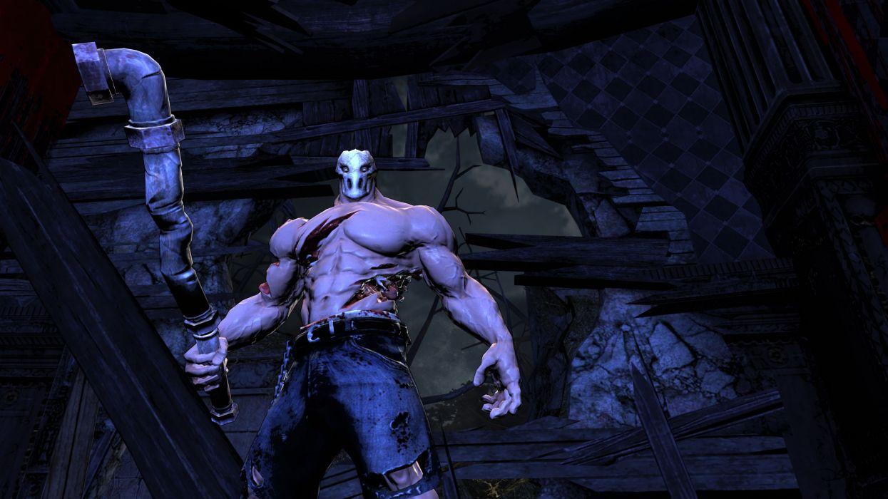 1245x700 SPLATTERHOUSE horror slasher fighting fantasy arcade dark