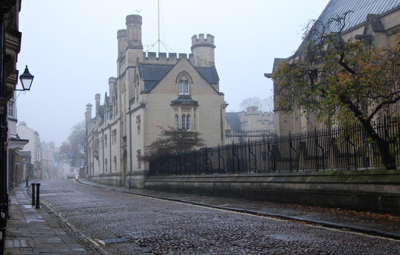 1332x850 Wallpaper the city, street, England, morning, Oxford, Cotswolds Road image for desktop, section город