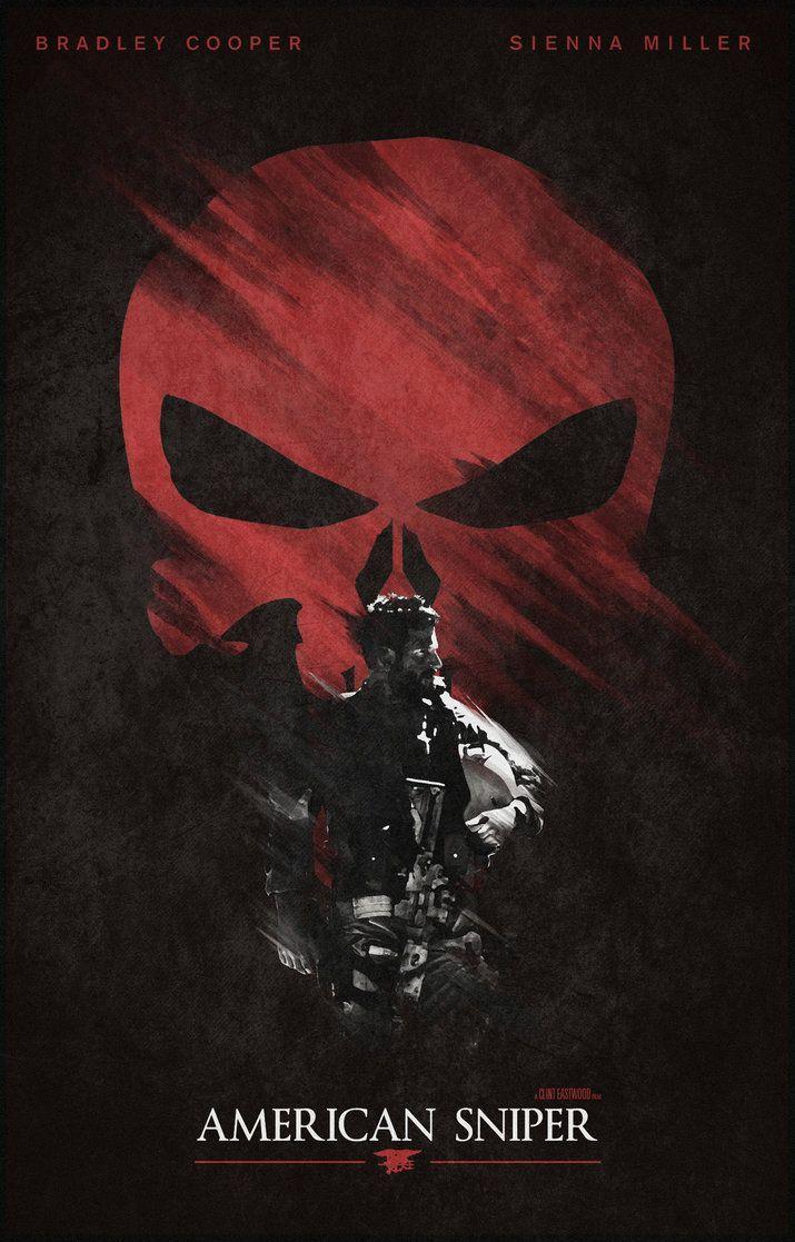 715x1117 American Sniper by Noble-6. Alternative movie posters, Punisher