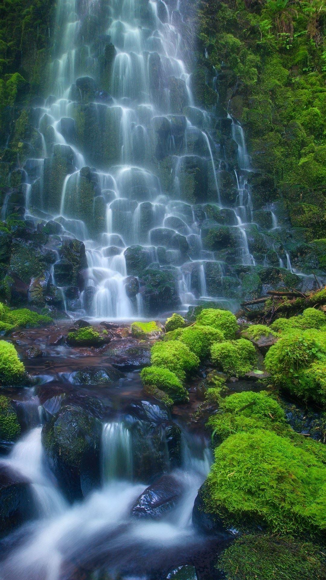 1080x1920 Enchanting Waterfall HD iPhone 6 Plus HD Wallpaper HD