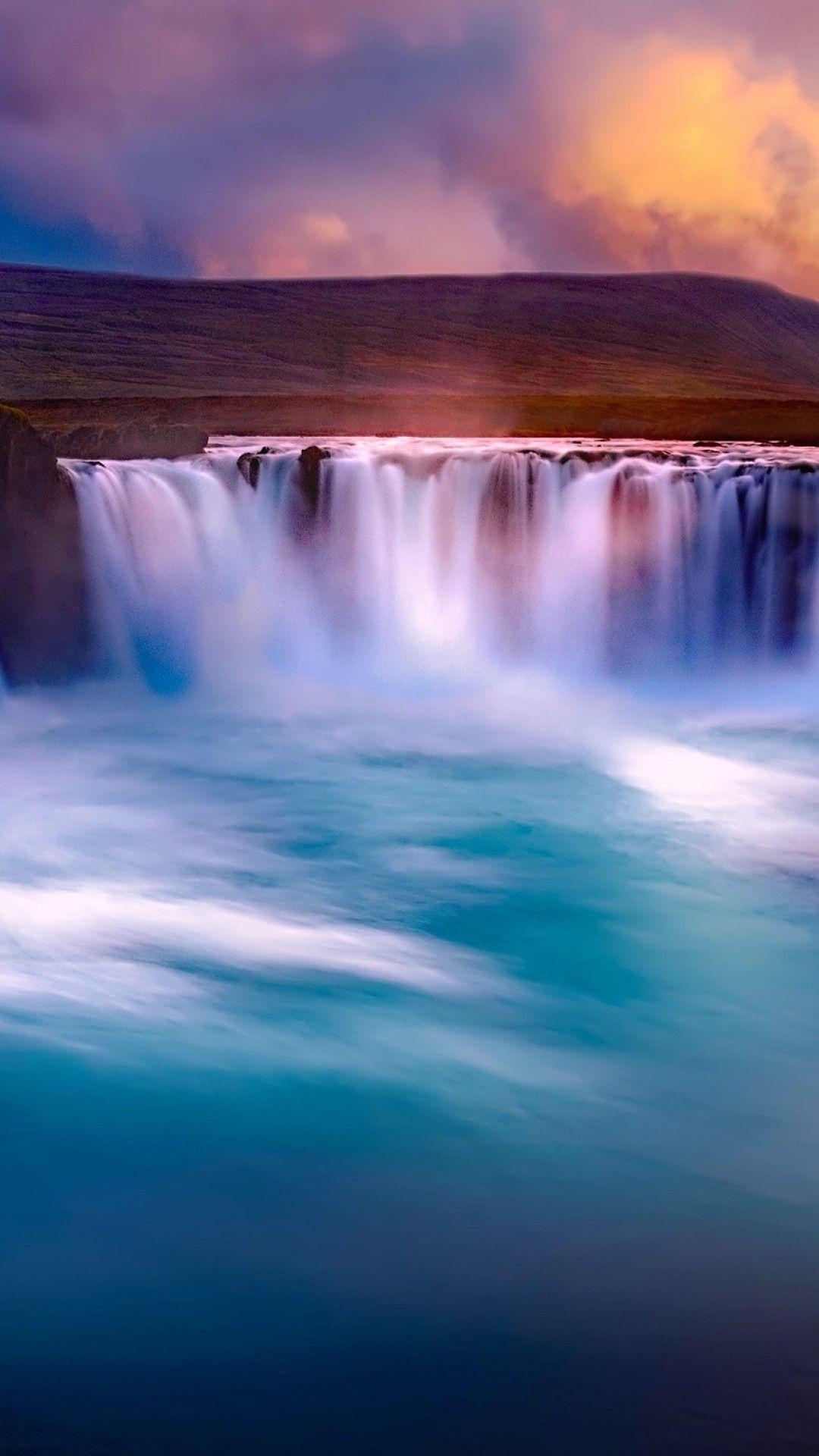 1080x1920 Gooafoss Iceland Waterfall iPhone 6s, 6 Plus, Pixel xl