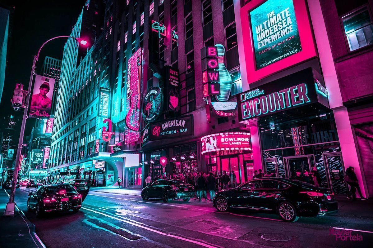 Neon City Lights Wallpapers - Top Free Neon City Lights Backgrounds ...