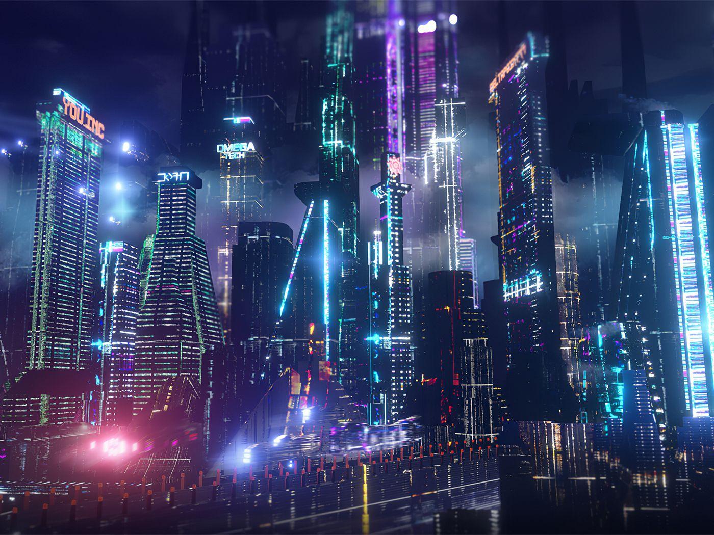 Cool Neon City Lights Wallpapers Top Free Cool Neon City Lights