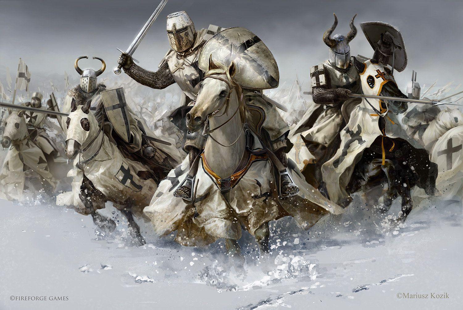 1500x1006 Teutonic Order, Battle of Lake Peipus, Mariusz Kozik