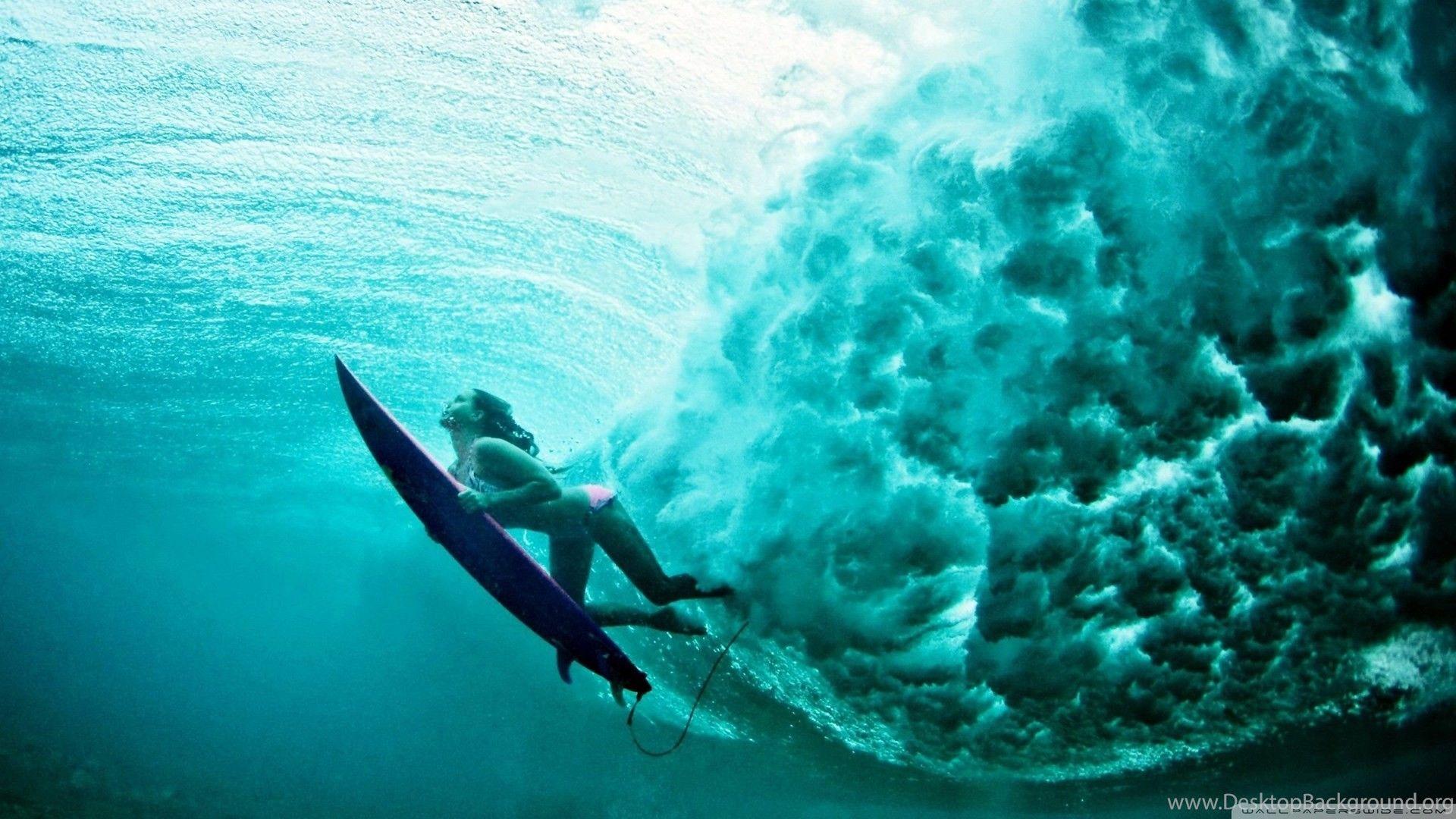 1920x1080 Surfing Desktop Background