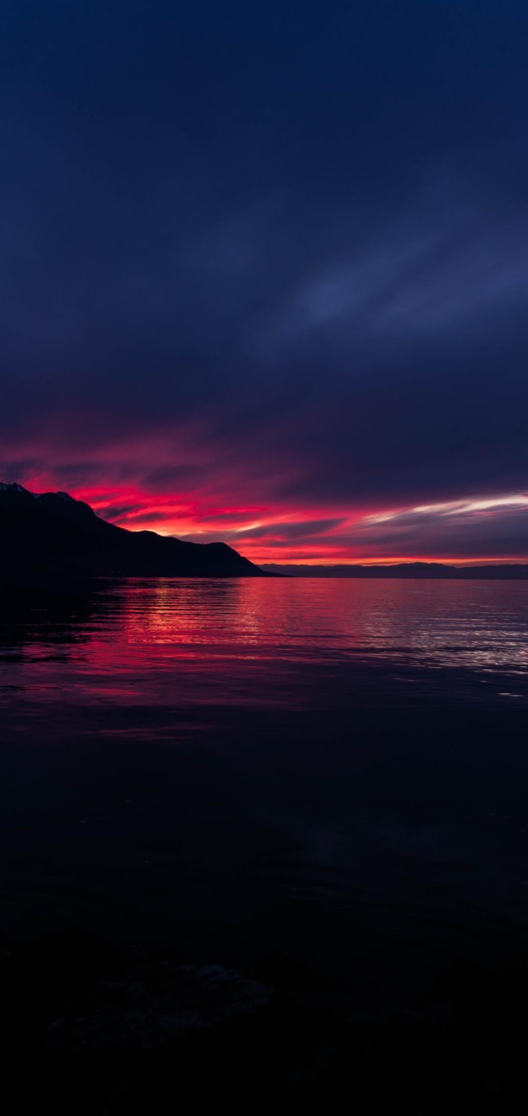 1080x2280 Colorful sunset