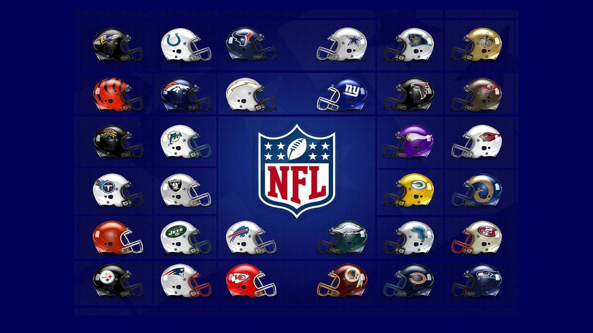 1920x1080 NFL Helmets Wallpaper. Football wallpaper, Nfl logo, Logo