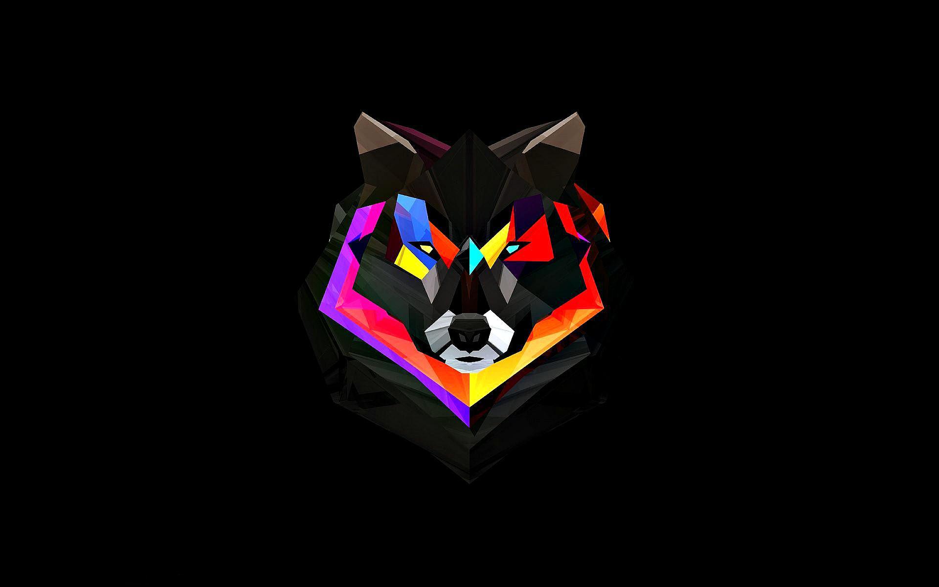 1920x1200 Geometric Animals Wallpaper