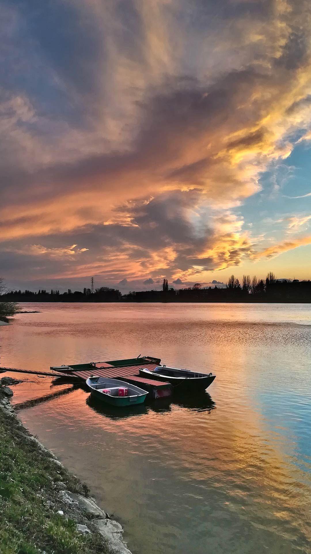 Sunset River Wallpapers Top Free Sunset River Backgrounds Wallpaperaccess