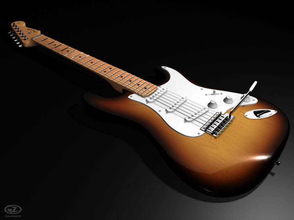 1024x768 Fender Stratocaster Wallpaper