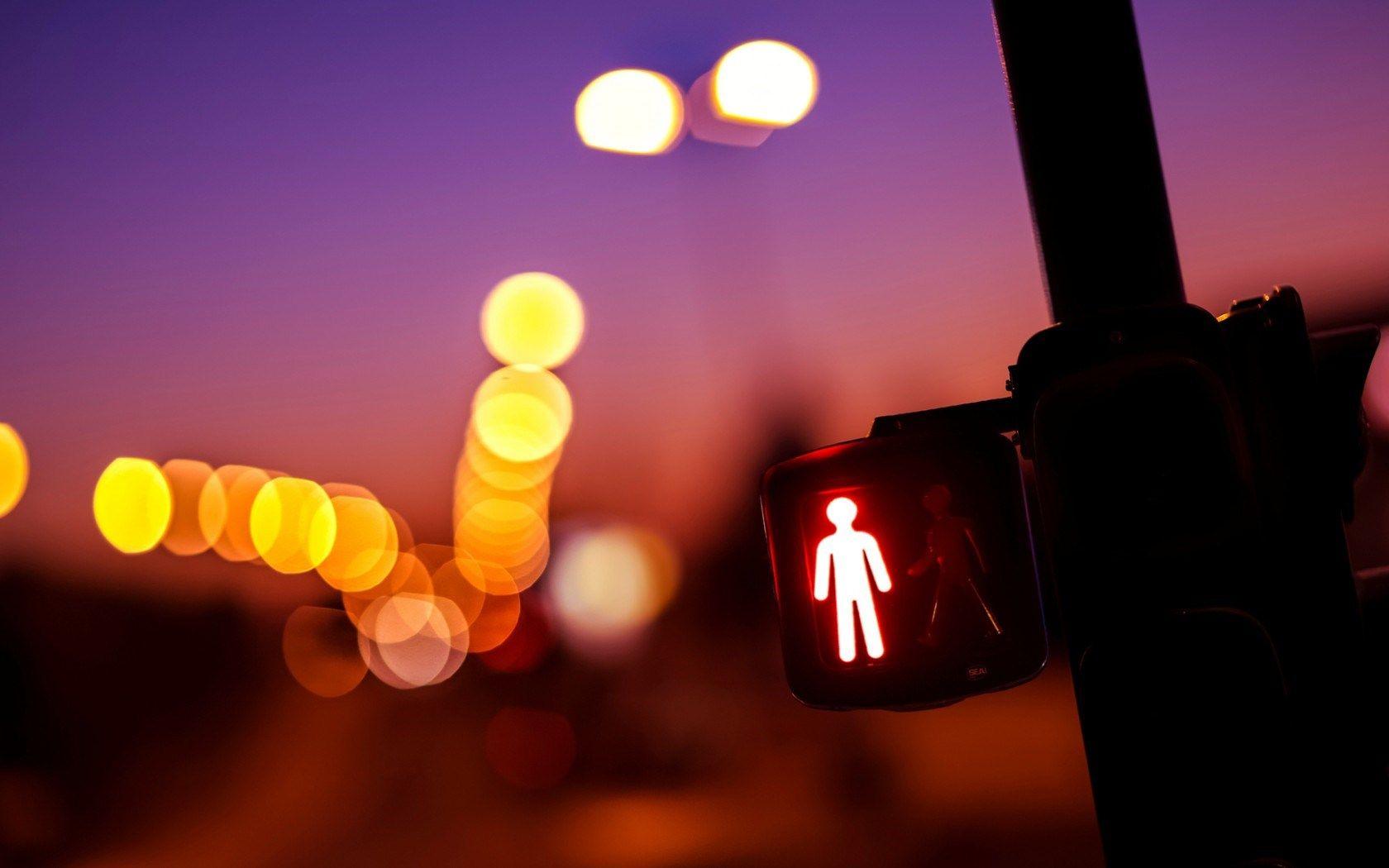 1680x1050 Traffic Lights City