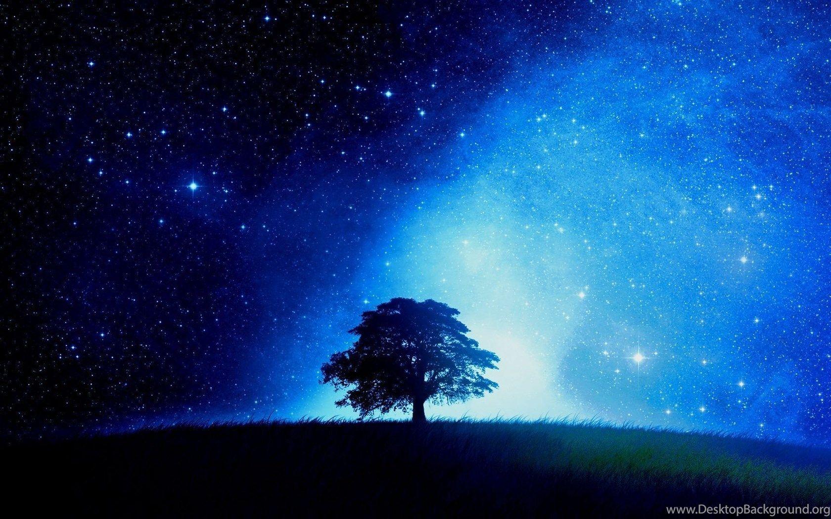 1680x1050 Starry Night Desktop Wallpaper Desktop Background