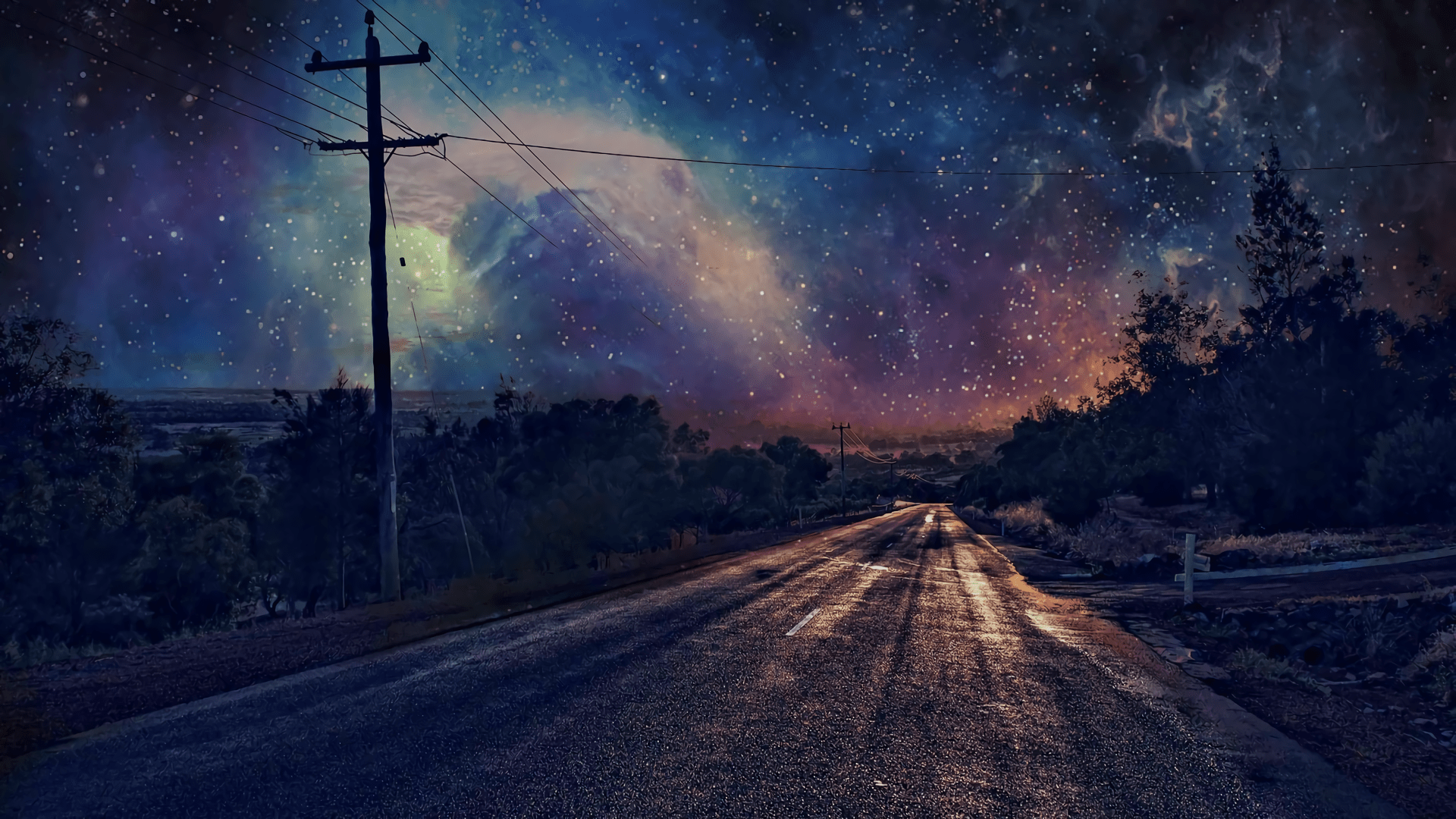 Starry night фон стим