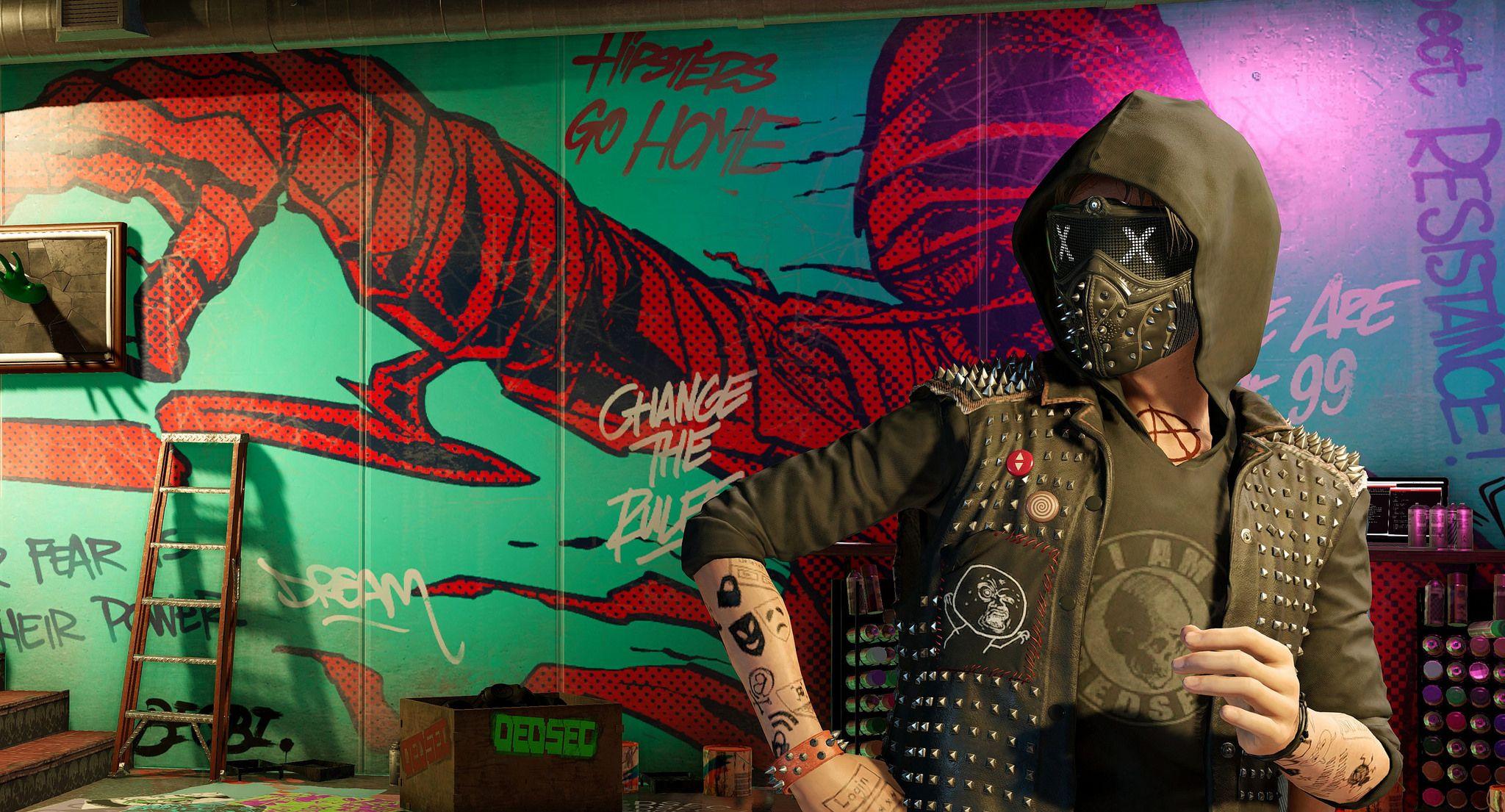 2048x1105 Watch Dogs 2 4k
