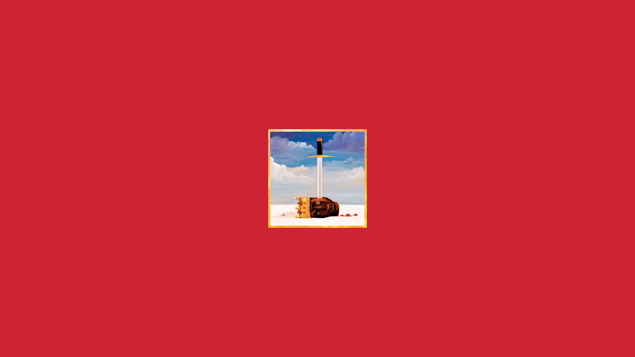 2560x1440 Kanye West Album Wallpaper