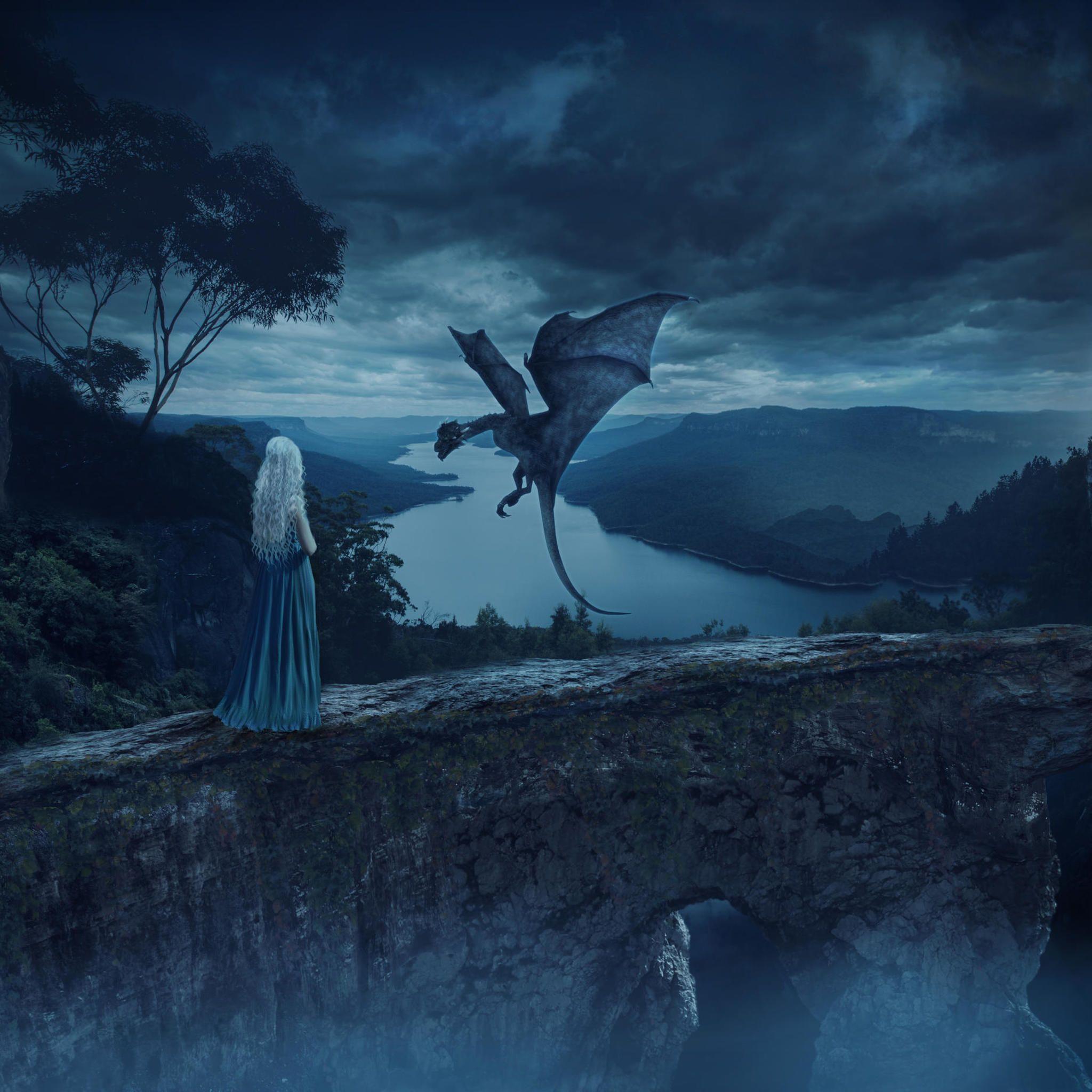 2048x2048 Dragons Mother Game Of Thrones iPad Air HD 4k Wallpaper