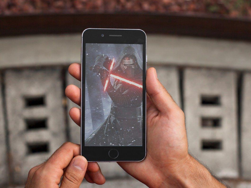 1060x795 Star Wars The Force Awakens iPhone 5s Wallpaper