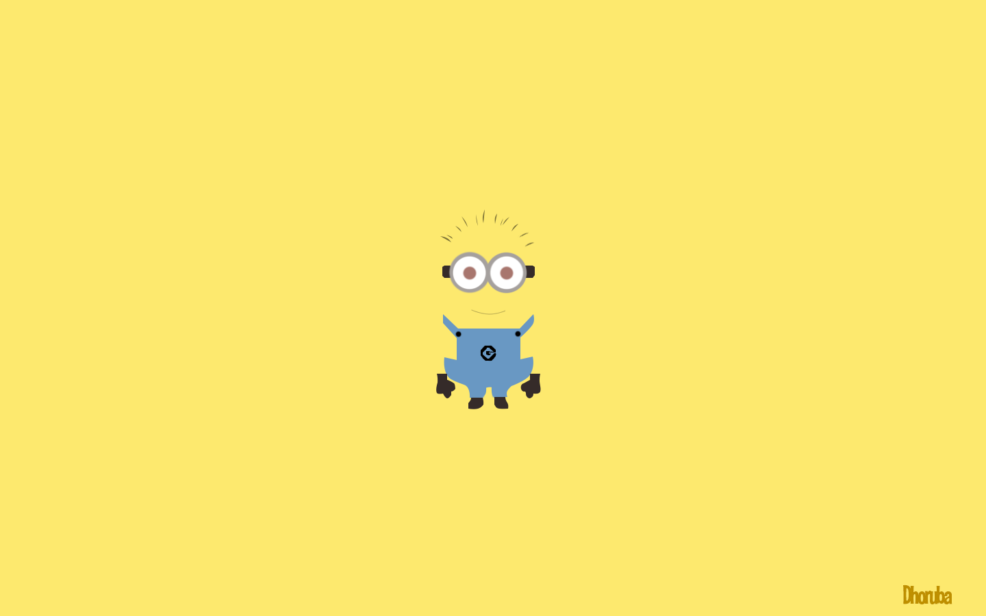 1440x900 Despicable Me (Hình nền tối giản Minion)
