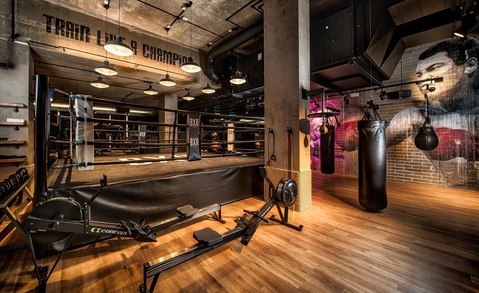classic boxing ring gym
