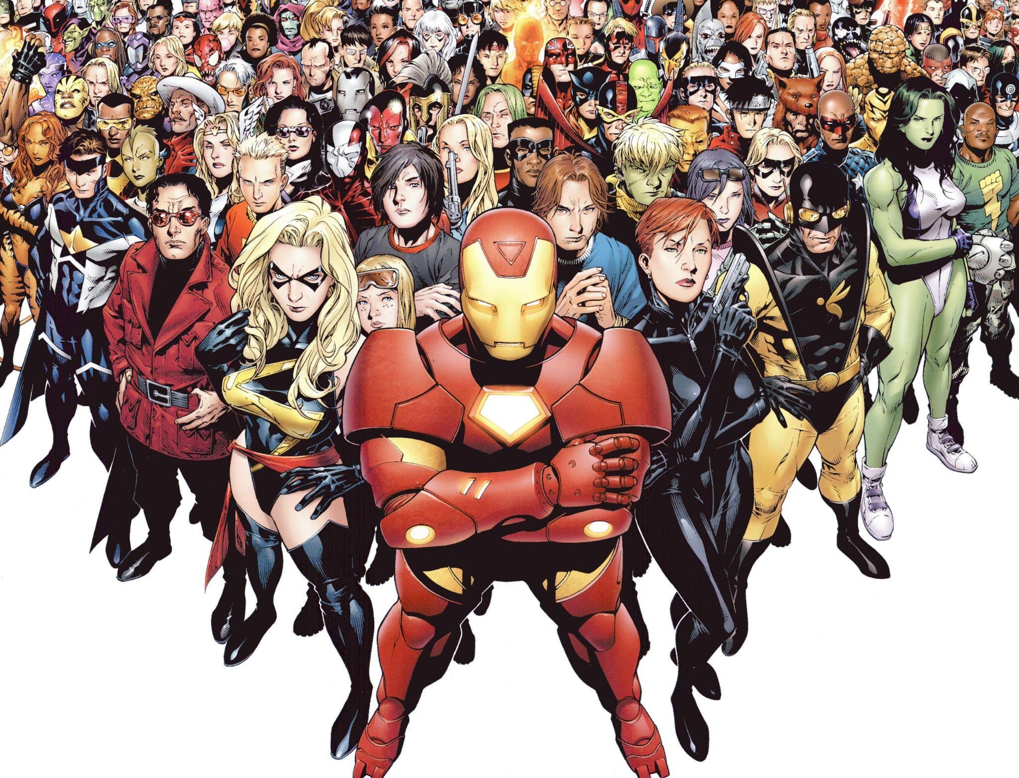 2048x1564 Super Heroes Desktop Background. Super