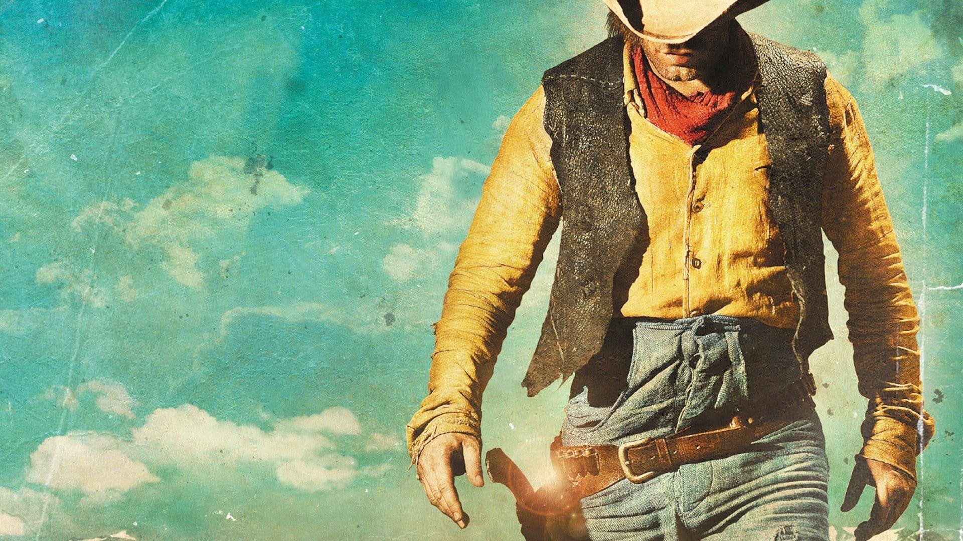 1920x1080 Cowboy in black vest and brown shirt wallpaper HD wallpaper