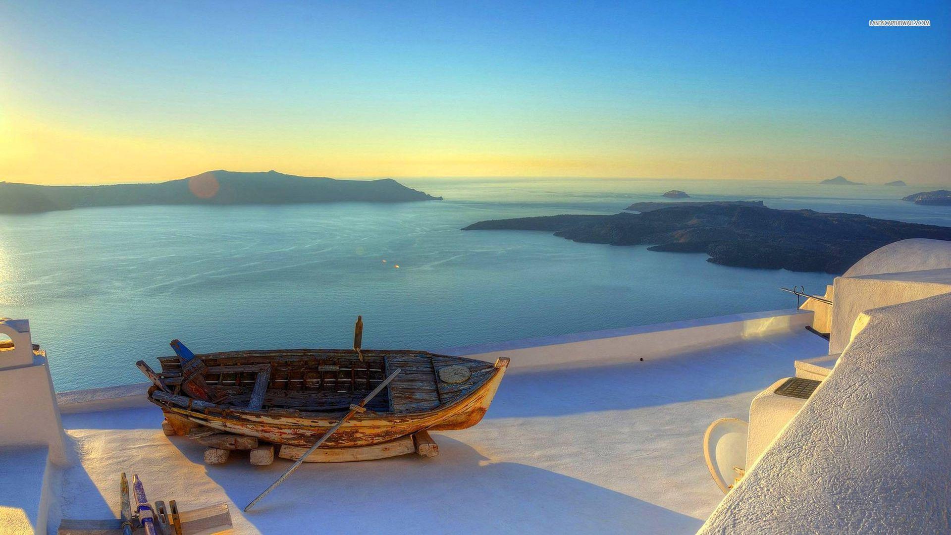 1920x1080 Santorini Wallpaper FREE Picture