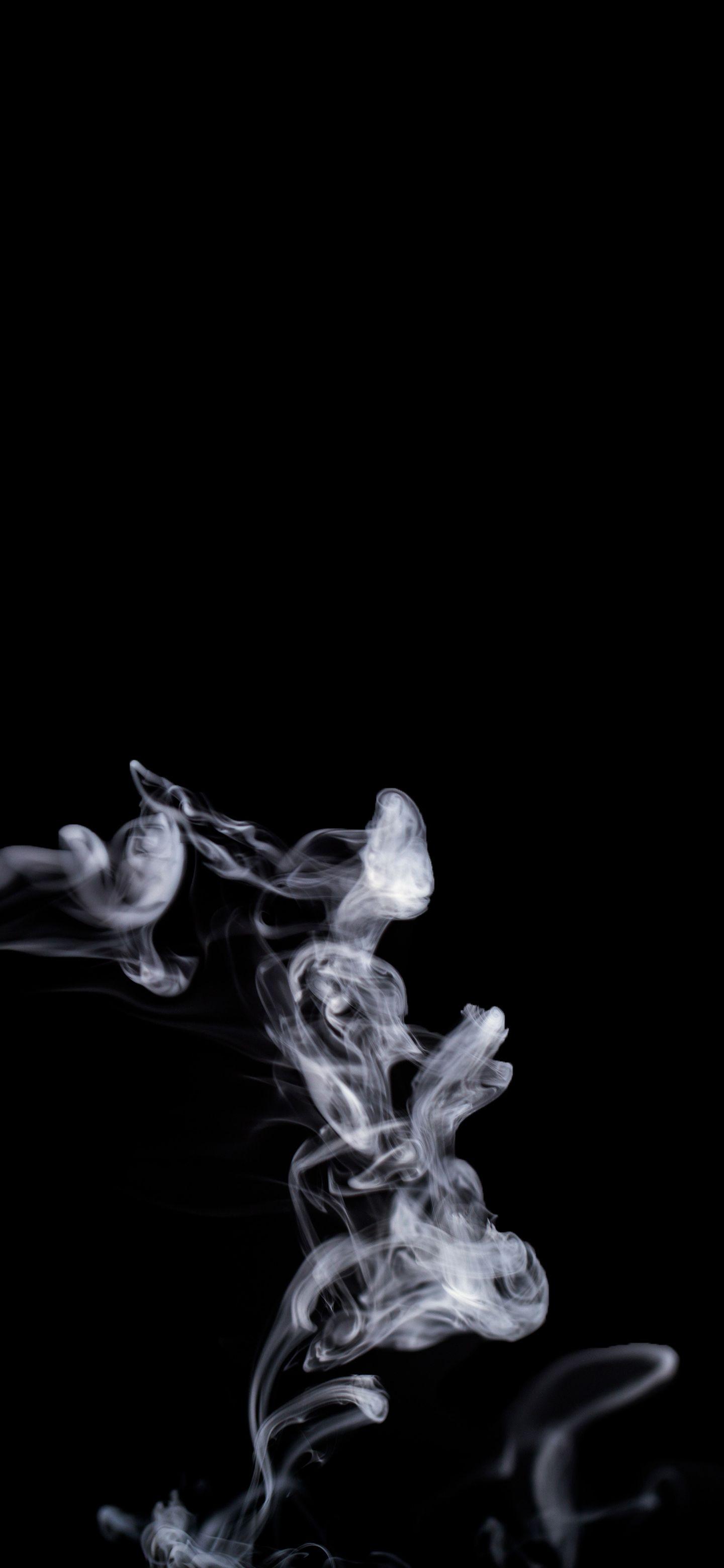 1440x3120 White smoke Amoled Wallpaper. Wallpaper, Dark smoke, Smoke