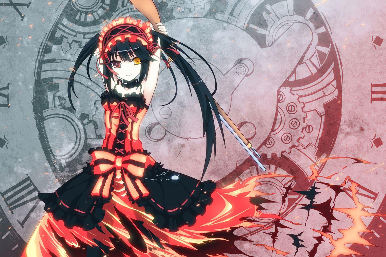 1600x1067 Free download Date A Live Anime Tokisaki Kurumi Anime Riffle Girl