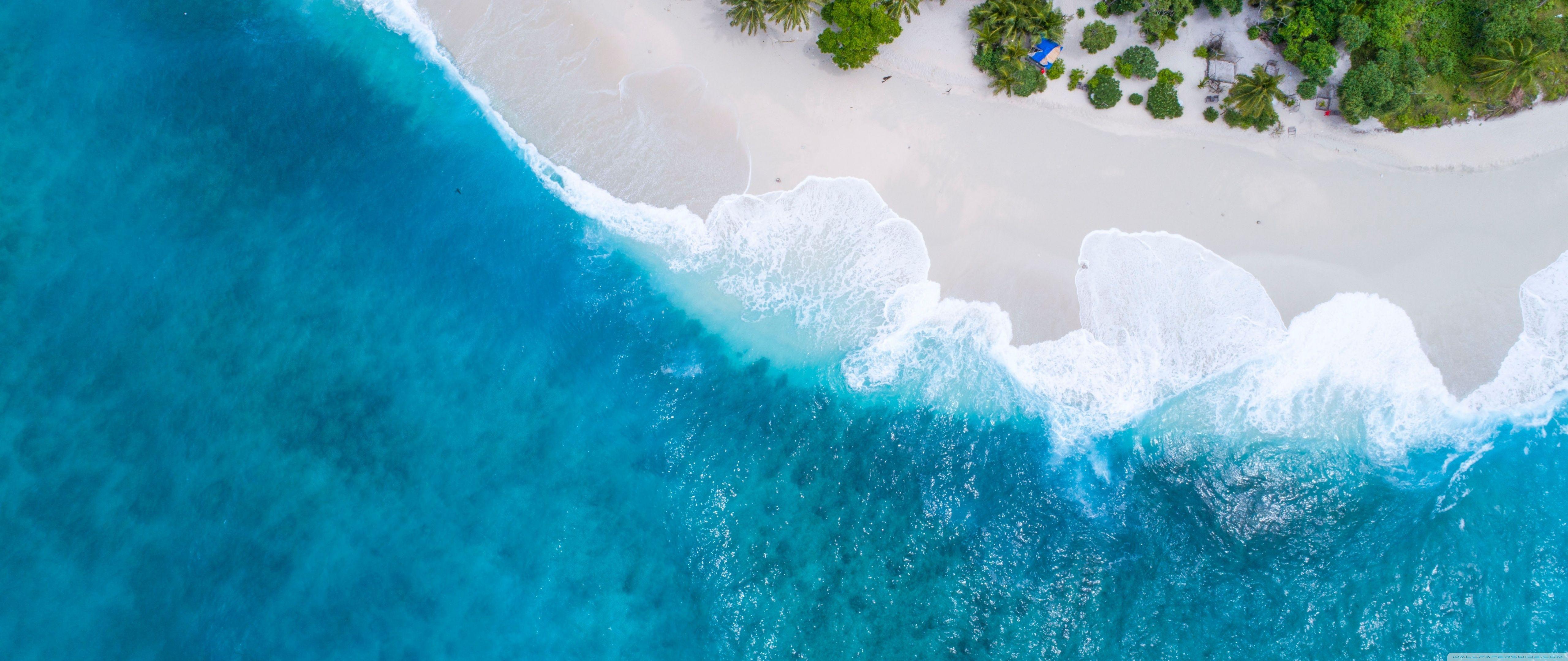 5120x2160 Maldives Islands Vacation Ultra HD Desktop Background Wallpaper