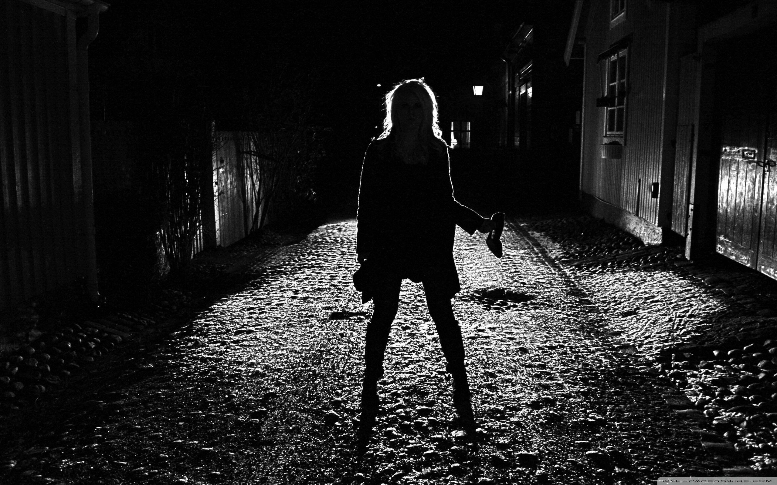 2560x1600 Wallpaper Silhouette Girl