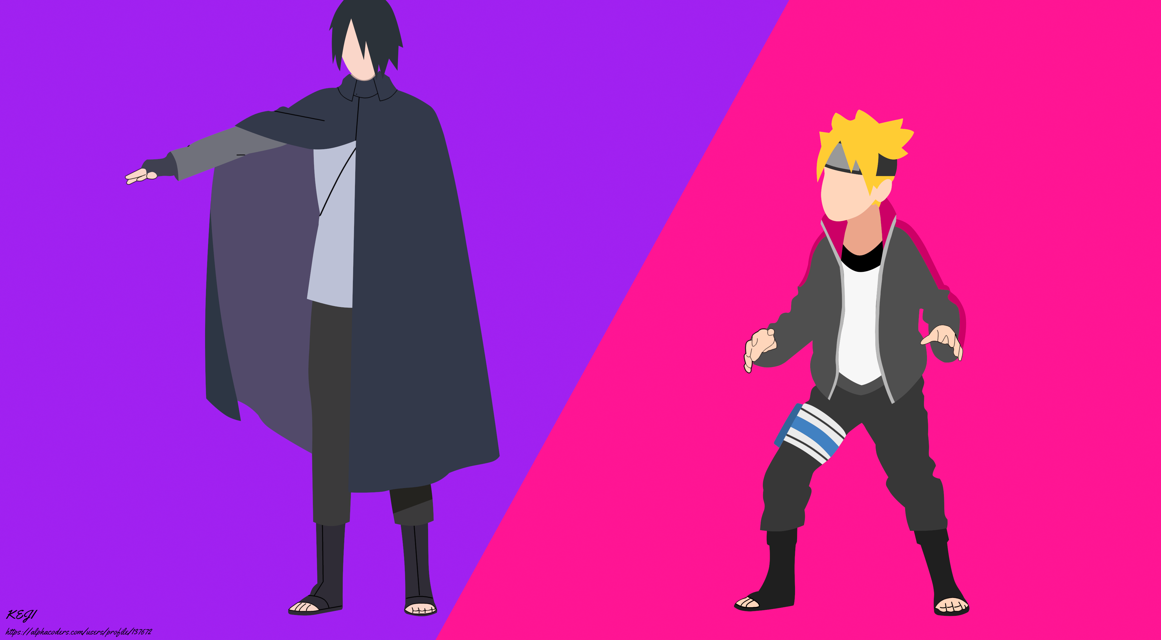 3889x2145 Boruto And Sasuke HD Wallpaper