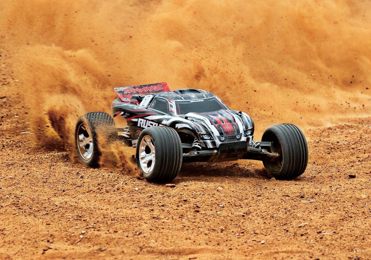traxxas rustler 2wd drag car